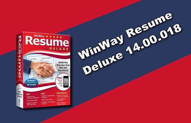 WinWay Resume Deluxe 2022 Latest Version