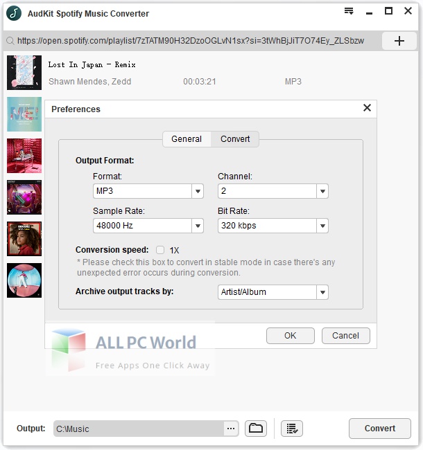 AudKit Spotify Music Converter For Free Download