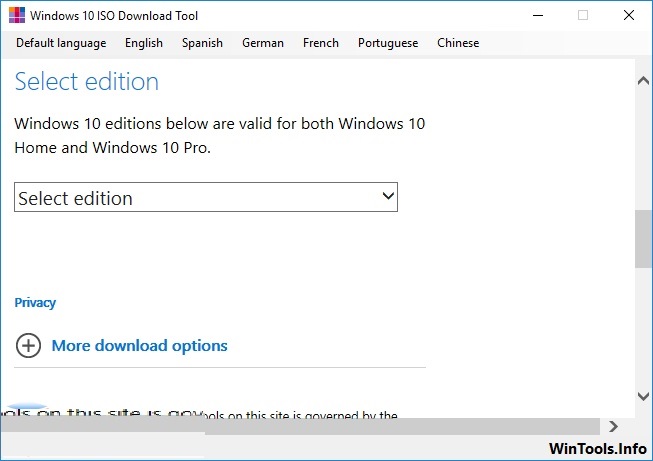 Windows 10 ISO Download Tool Free Download