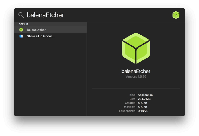 for iphone download balenaEtcher 1.18.8