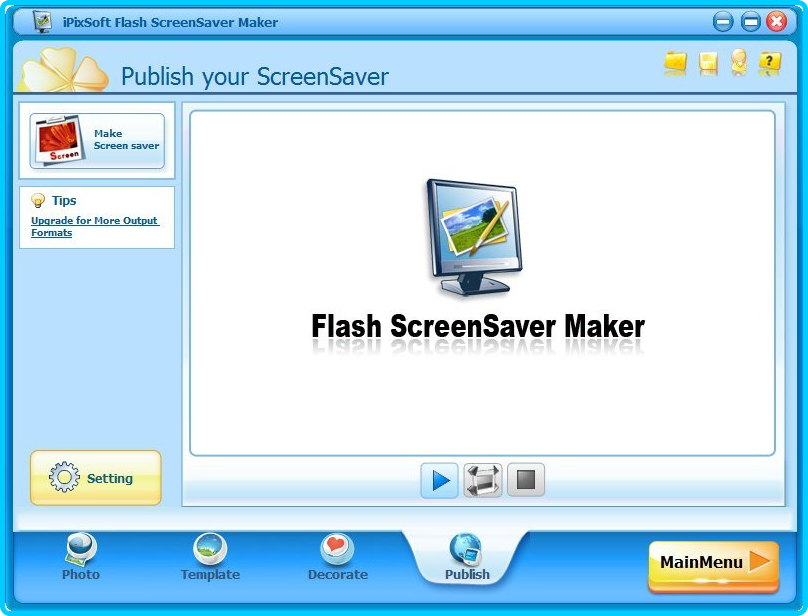 iPixSoft Flash ScreenSaver Maker Latest version