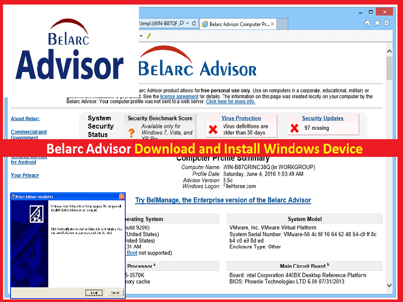 Belarc Advisor full version