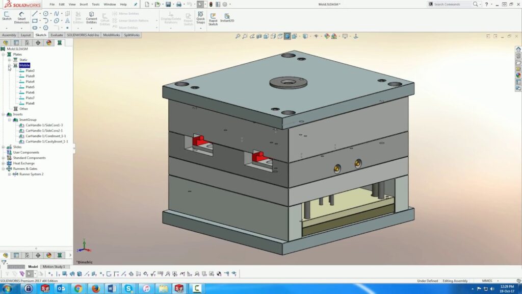 R&B Mold Design Products for SOLIDWORKS 2022 full version