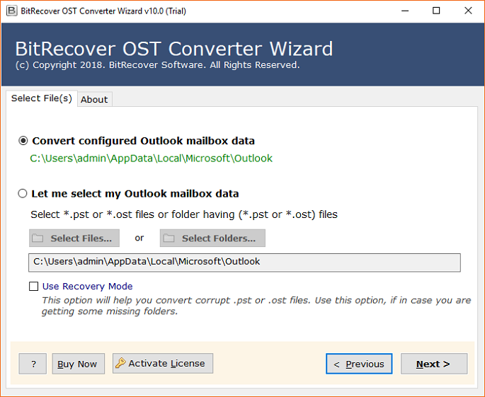 BitRecover OST Converter Wizard for 2022 Free Download