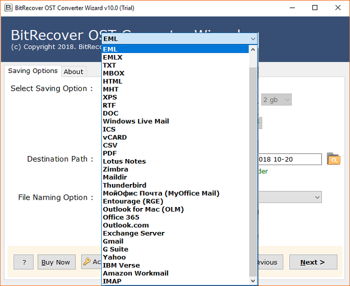 BitRecover OST Converter Wizard for 2022 for Free Download