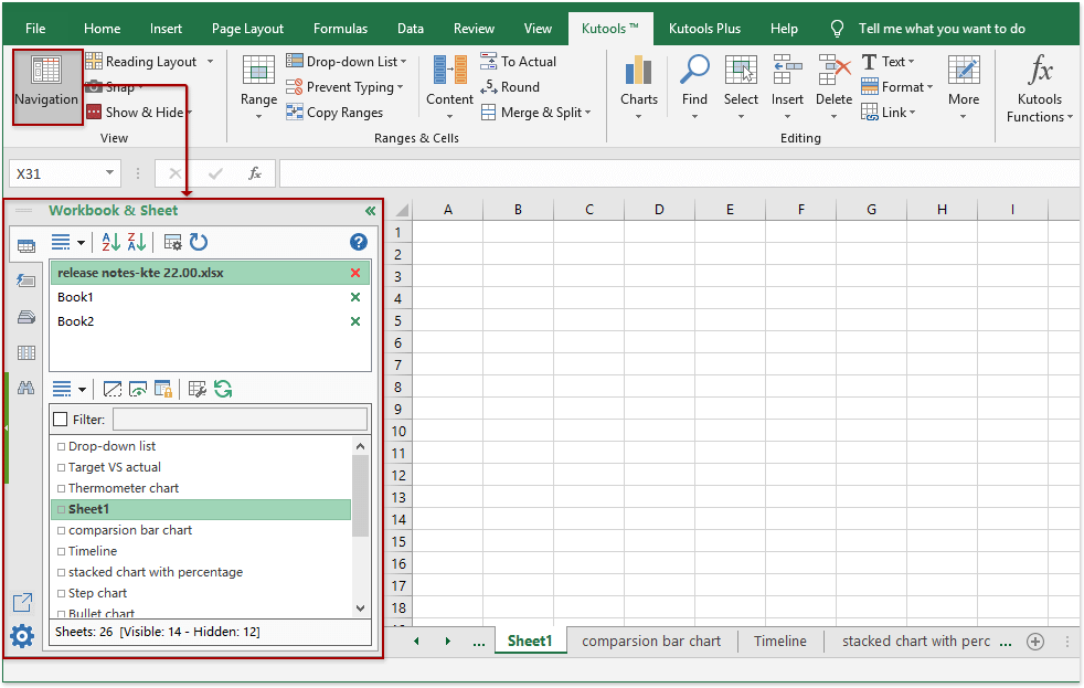 Kutools for Excel 21 free download
