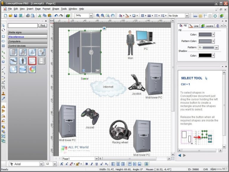 ConceptDraw Office Pro 8 Free Download
