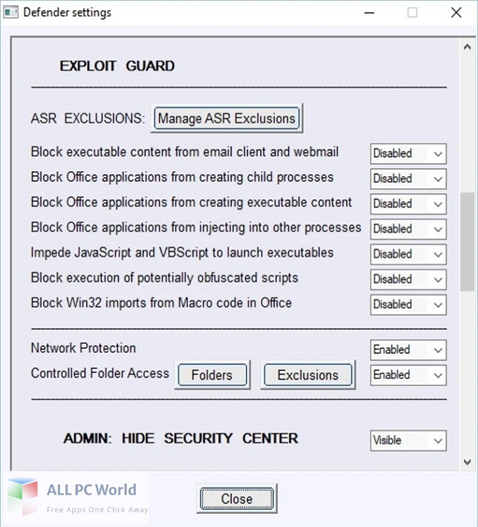 ConfigureDefender 3 Free Setup Download