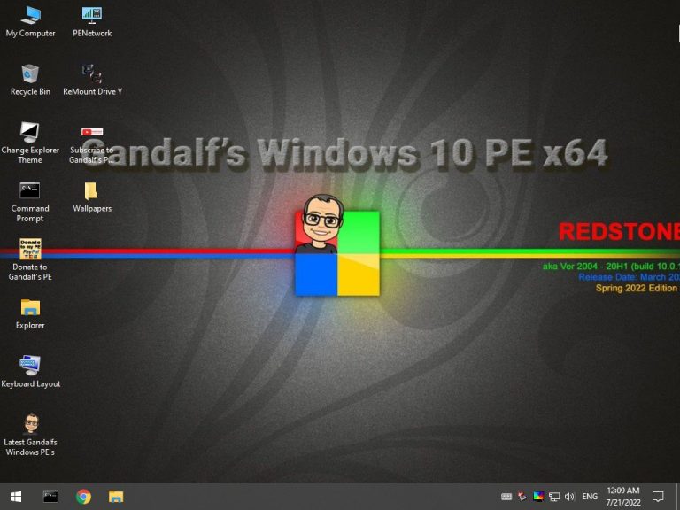 Gandalfs Windows 10PE Spring 2022 Edition ISO Download