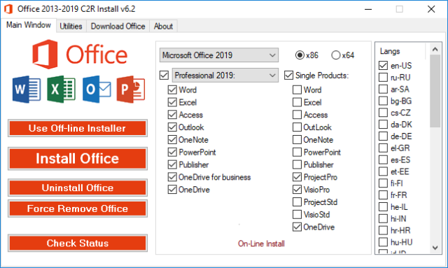 Office 2013-2021 C2R Install Install Lite 2022 Free Download