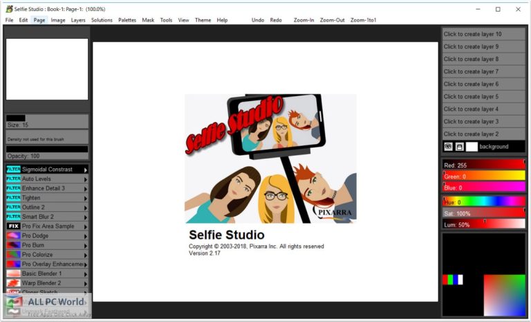 Pixarra Selfie Studio 4 for Free Download
