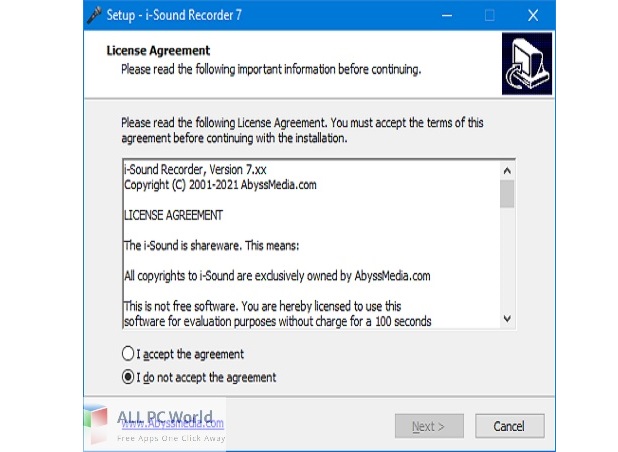 Abyssmedia i-Sound Recorder for Windows 7.9.4.1 download the new version for ipod