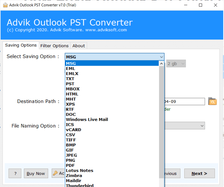 Advik Outlook PST Converter 7 Free Download
