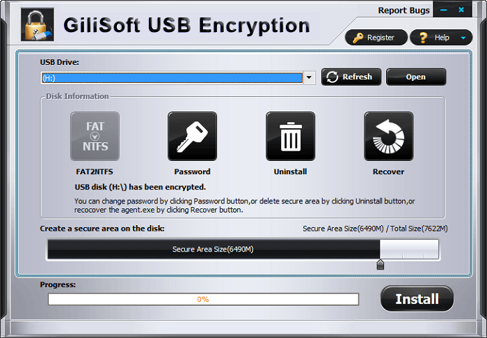 GiliSoft USB Stick Encryption 11 Free Download