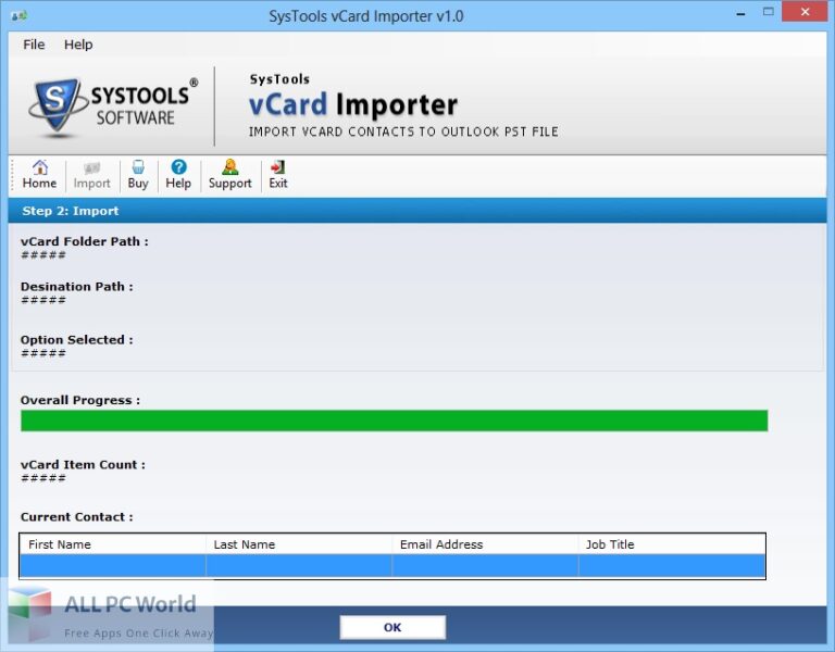 SysTools vCard Importer 6 Free Setup DownloadSysTools vCard Importer 6 Free Setup Download