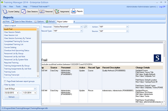Training Manager Enterprise 2022 for Free Download