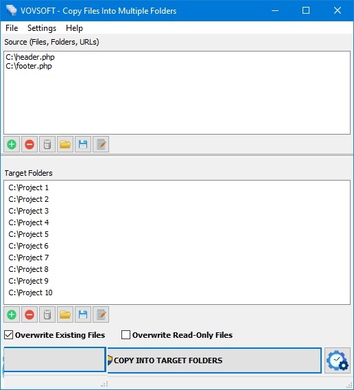 VovSoft Copy Files Into Multiple Folders Full version program download