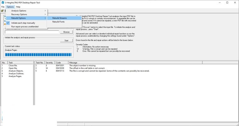 3-Heights PDF Desktop Repair Tool 6 Full Version Free Download