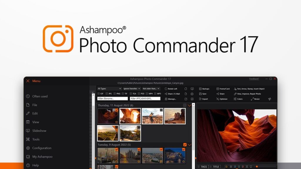 Ashampoo Photo Commander 2022 Free Download