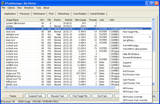 DTaskManager Download Free