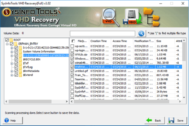 Download SysInfo Tools VHD Recovery 22 Free