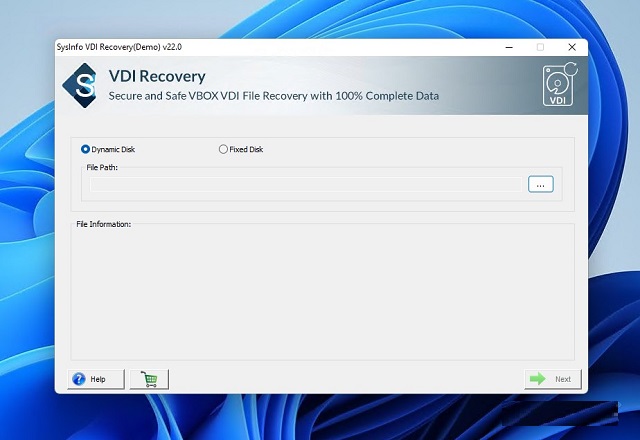 SysIntoTools VDI Recovery 22 for Free Download