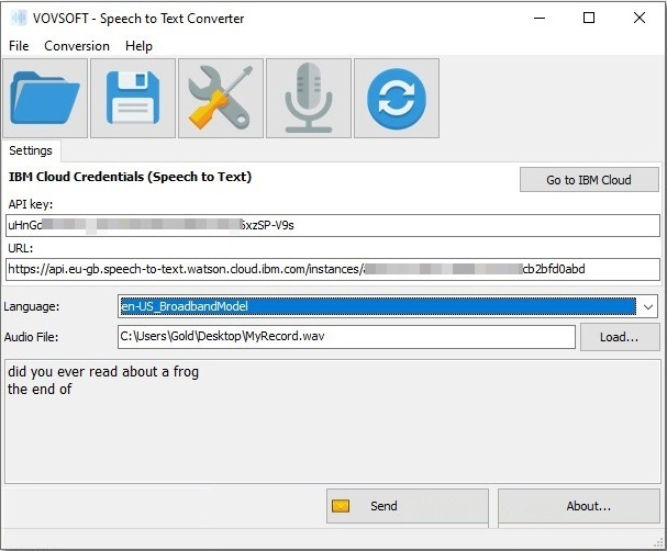 VovSoft Speech to Text Converter for Free Download