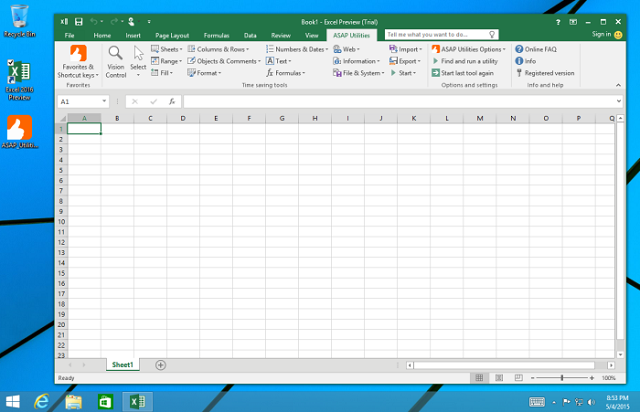 ASAP Utilities for Excel for Free Download
