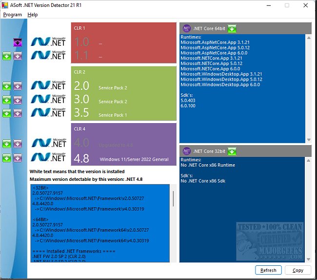 ASoft .NET Version Detector 2022 Free Download