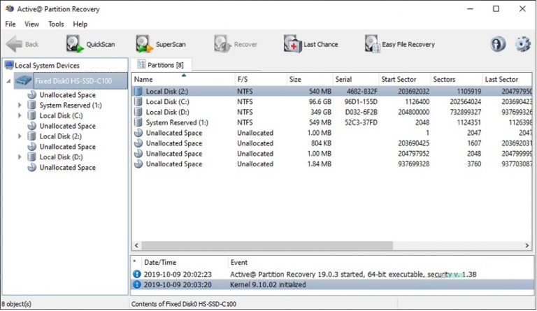 Active Partition Recovery Ultimate 22