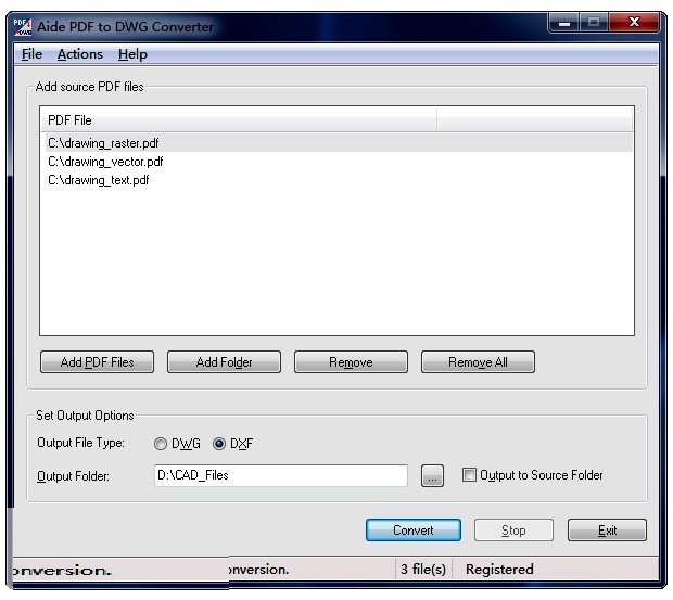 Aide PDF to DWG Converter 2023 Free Download