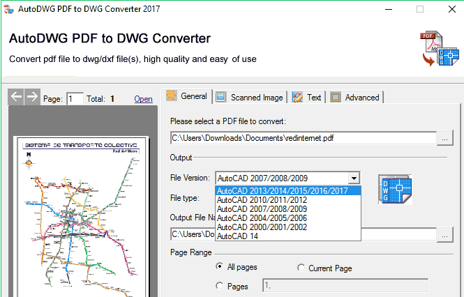 AutoDWG PDF to DWG Converter 2022 v4.5 Free Download