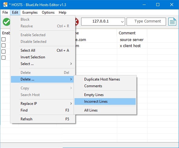 BlueLife Hosts Editor Download