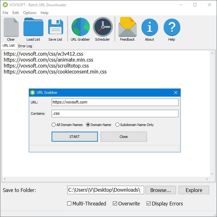 Batch URL Downloader 4.4 download the new for mac