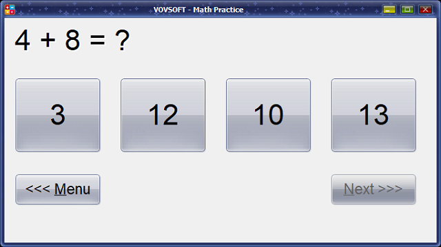 VovSoft Math Practice 3 Free Download