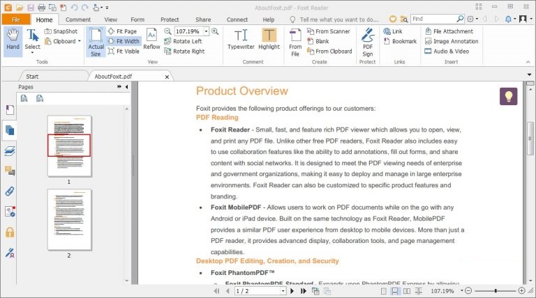 Foxit PDF Reader 12 Free Download
