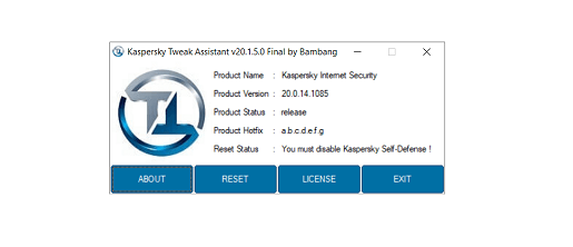 Kaspersky tweak assistant как пользоваться