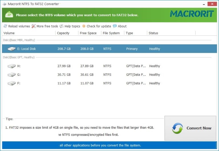 Macrorit NTFS To FAT32 Converter Full Version Download