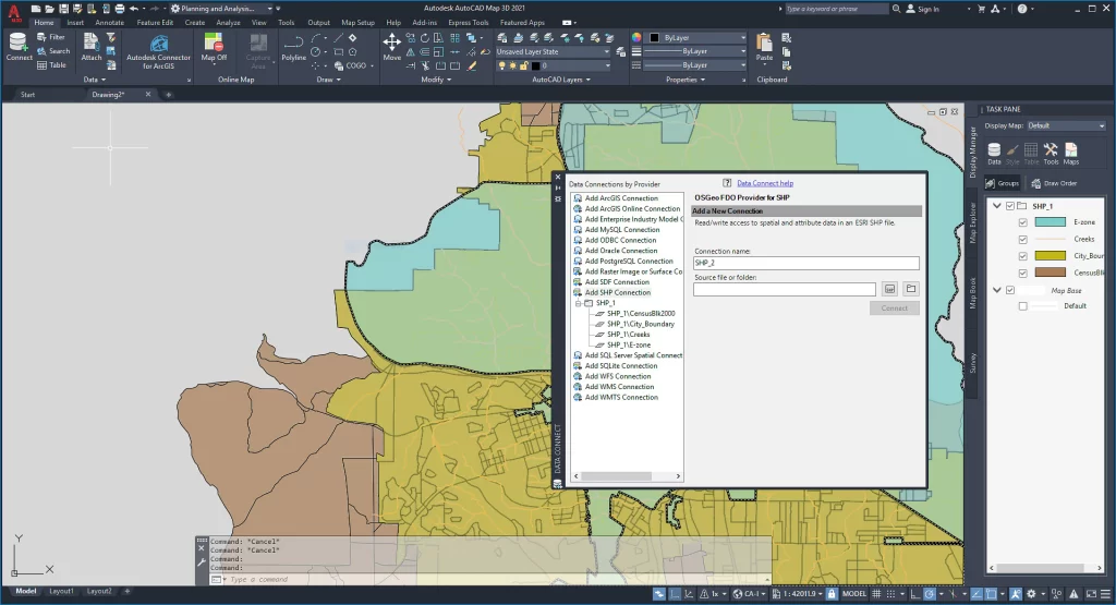Map 3D Addon for Autodesk AutoCAD 2023 Download Free