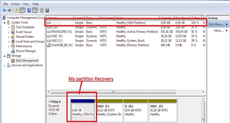 OEM Recovery Partition Creator Free Download