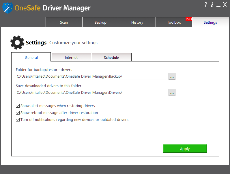 OneSafe Driver Manager Pro Free Download