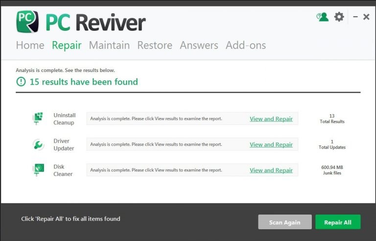 ReviverSoft PC Reviver Free Download