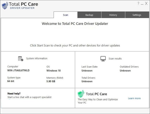 Total PC Care Driver Updater 2 Free Download