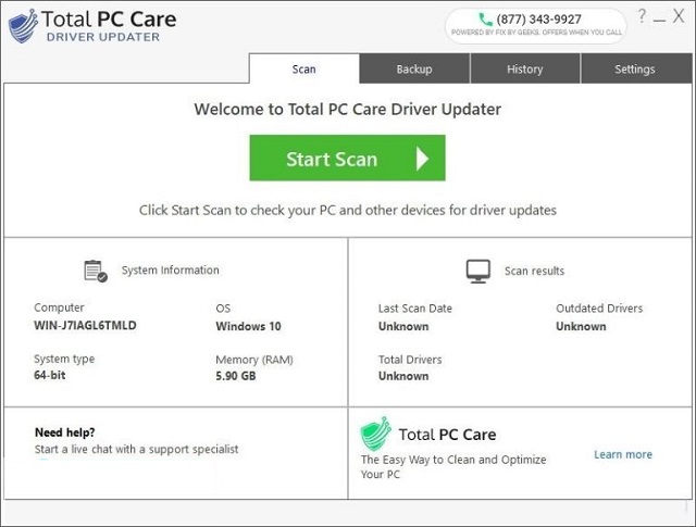Total PC Care Driver Updater Full Version Program Download