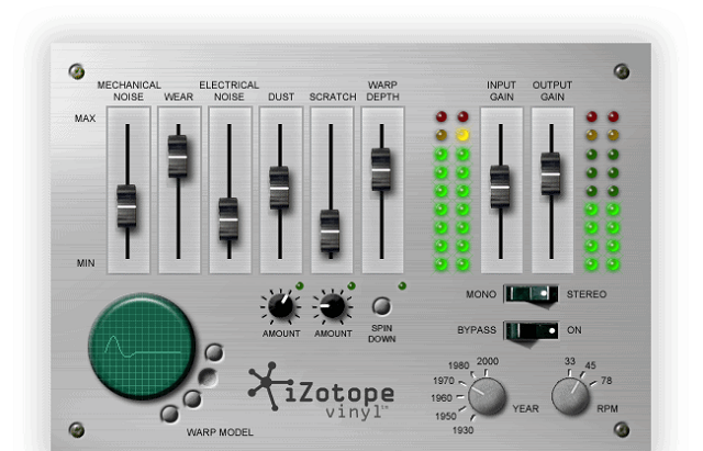 iZotope Vinyl for Free Download