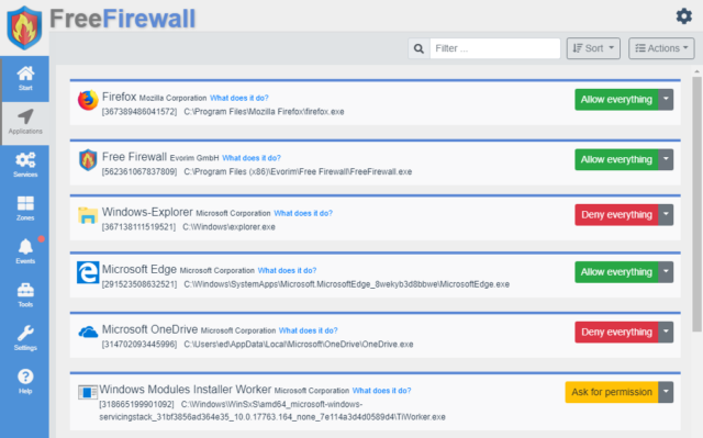 Evorim Free Firewall 2 Free Download