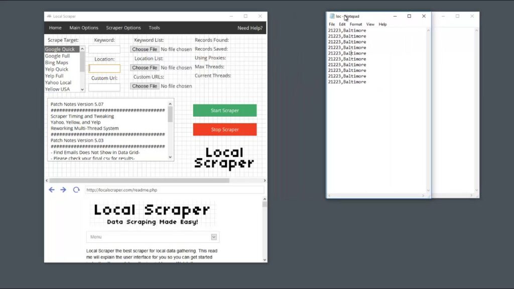 Local Scraper 7 Free Download