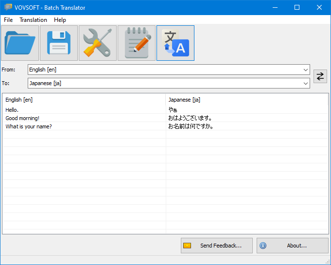 VovSoft Batch Translator 2 Free Download