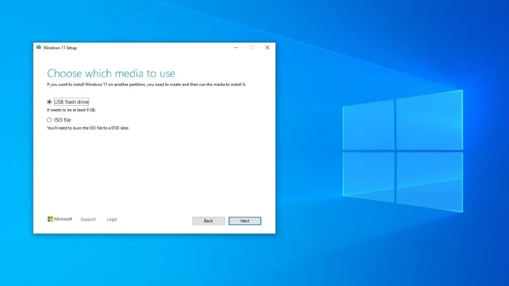 Windows 11 Media Creation Tool 10