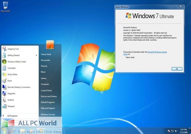 Windows 7 SP1 Ultimate With Office Pro Plus Free Download